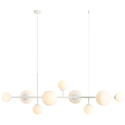 Aldex Dione lampa wisząca 9x10 W biała 1092N