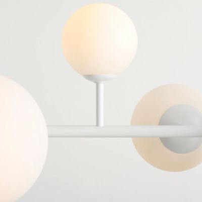 Aldex Dione lampa wisząca 9x10 W biała 1092N