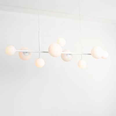 Aldex Dione lampa wisząca 9x10 W biała 1092N