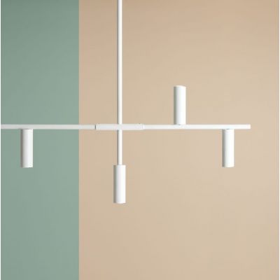 Aldex Trevo lampa podsufitowa 7x35 W biała 1104T