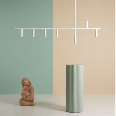 Aldex Trevo lampa podsufitowa 7x35 W biała 1104T