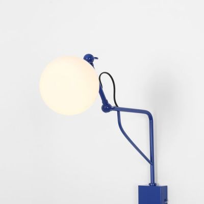 Aldex Soho Glass kinkiet 1x10 W niebieski 1105C25_M