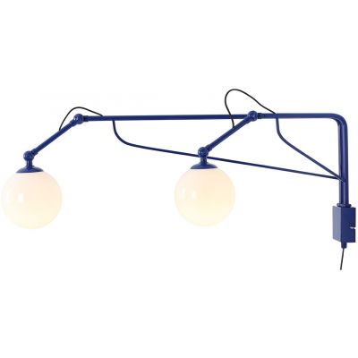 Aldex Soho Glass kinkiet 2x10 W niebieski 1105D25