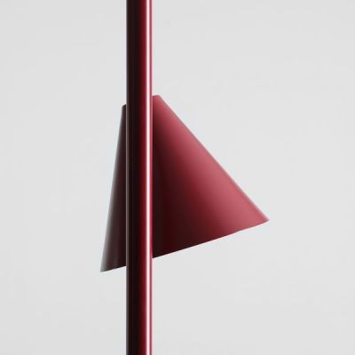 Aldex Form lampa stojąca 2x15 W czerwona 1108A15_2