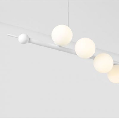 Aldex Wave lampa wisząca 7x10 W biała 1115T