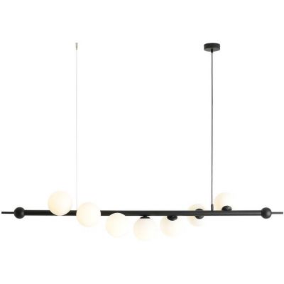 Aldex Wave lampa wisząca 7x10 W czarna 1115T1