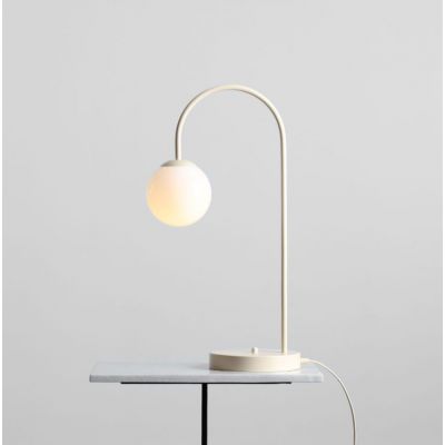 Aldex Una lampa stołowa 1x10 W kremowa 1116B9