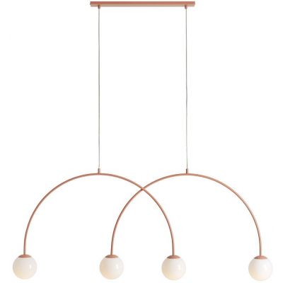 Aldex Una lampa wisząca 4x10 W pomarańczowa 1116L11_L