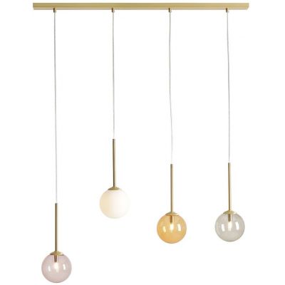 Aldex Bosso lampa wisząca 4x5 W multikolor 1119L40