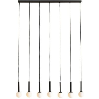 Aldex Riu lampa wisząca 7x5 W czarna 1121T1