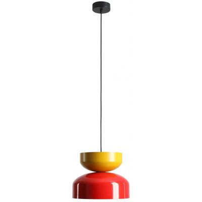 Aldex Tula lampa wisząca 1x15 W czerwona/żółta 1132G19_14_C