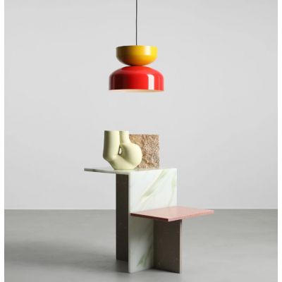 Aldex Tula lampa wisząca 1x15 W czerwona/żółta 1132G19_14_C