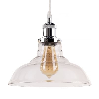 Altavola Design New York Loft lampa wisząca 1x40W chrom/przezroczysty LA040/P_chrom