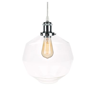 Altavola Design New York Loft lampa wisząca 1x40W chrom/przezroczysty LA033/P_chrom