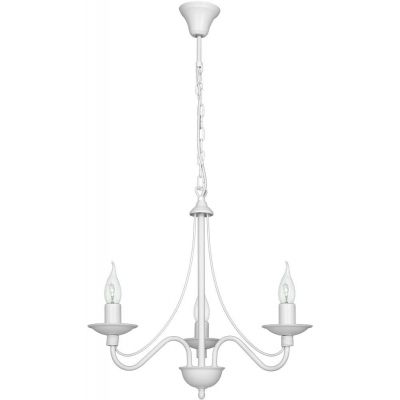 Aldex Róża lampa wisząca 3x10 W biała 397E