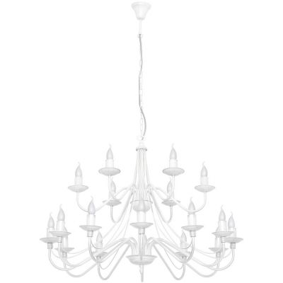 Aldex Róża lampa wisząca 18x10 W biała 397S