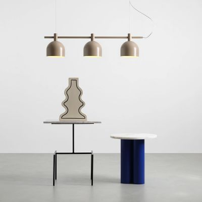 Aldex Beryl lampa wisząca 3x15 W beżowa 976E_17