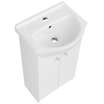 Astor Pik umywalka z szafką 46 cm białą AM-PIK-452-27