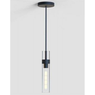 Altavola Design Pure lampa wisząca 1x6 W czarna-przezroczysta LA013/P
