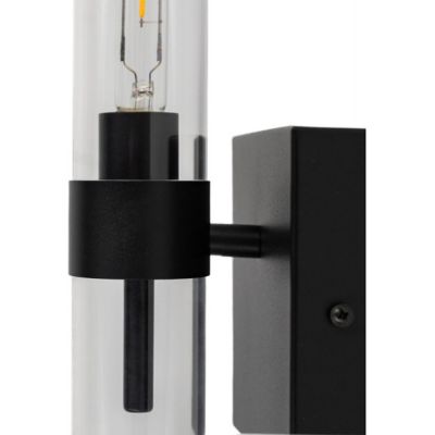 Altavola Design Pure kinkiet 1x6 W czarny-przezroczysty LA013/W