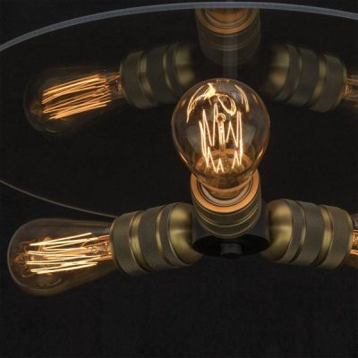 Altavola Design Techno Loft lampa wisząca 3x60W złota LA017/P3_gold