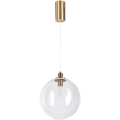 Altavola Design Polar lampa wisząca 1x6 W przezroczysta-złota LA019/P_clear