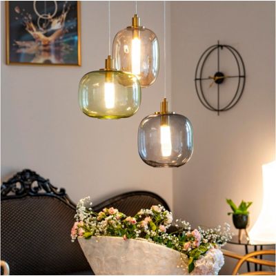 Altavola Design Polar lampa wisząca 1x6 W zielona-złota LA019/P_green