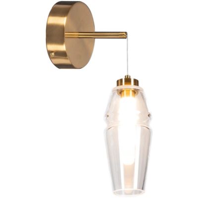 Altavola Design Opal kinkiet 1x6 W przezroczysty-złoty LA025/W_clear