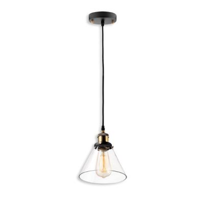 Altavola Design New York Loft lampa wisząca 1x60W mosiądz/przezroczysty LA034/P