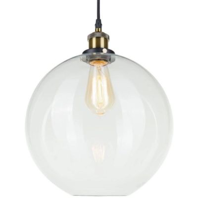 Altavola Design New York Loft lampa wisząca 1x40 W mosiądz-przezroczysta LA035/P_MAX