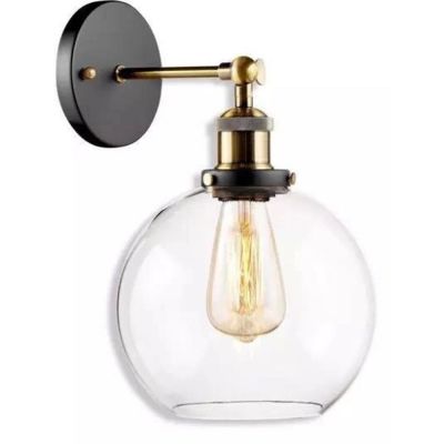 Altavola Design New York Loft kinkiet 1x40 W mosiądz-przezroczysty LA035/W