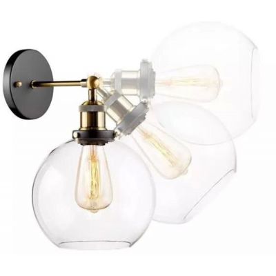 Altavola Design New York Loft kinkiet 1x40 W mosiądz-przezroczysty LA035/W