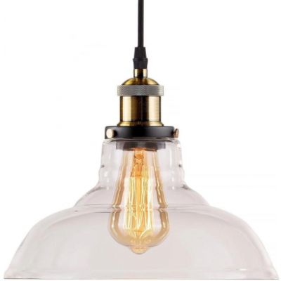 Altavola Design New York Loft lampa wisząca 1x40 W mosiądz-przezroczysta LA040/P_clear