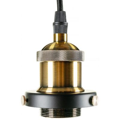 Altavola Design New York Loft lampa wisząca 1x40 W mosiądz-przydymiona LA040/P_smoky