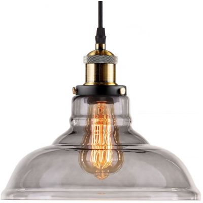 Altavola Design New York Loft lampa wisząca 1x40 W mosiądz-przydymiona LA040/P_smoky