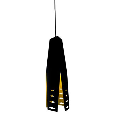 Altavola Design Origami lampa wisząca 1x40W czarny/żółty LA044/P_black-yellow