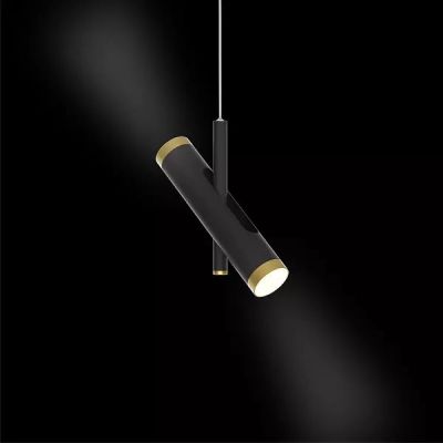 Altavola Design Lunette lampa wisząca 6x3W czarny/złoty LA062/CL3_black