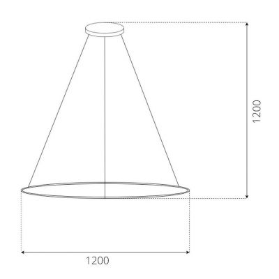 Altavola Design Led Shape lampa wisząca 1x15 W srebrna LA073/P_120_in_3k_silver_Dali