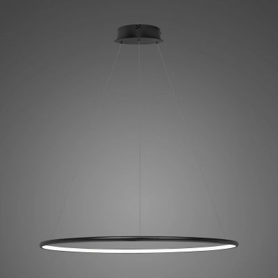 Altavola Design Ledowe Okręgi lampa wisząca 1x43W LED czarna LA073/P_80_in_3k_43W_black
