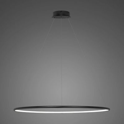 Altavola Design Ledowe Okręgi lampa wisząca 1x38W LED czarny LA073/P_100_in_3k_black_dimm