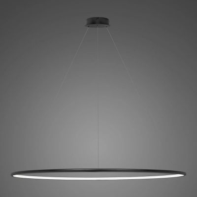Altavola Design Ledowe Okręgi lampa wisząca 1x57W LED czarny LA073/P_150_in_4k_black_dimm