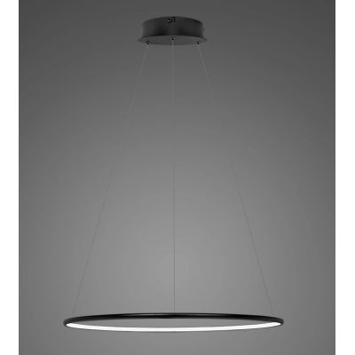 Altavola Design Ledowe Okręgi lampa wisząca 1x21W LED czarny LA073/P_40_in_4k_21W_black