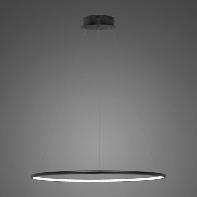 Altavola Design Ledowe Okręgi lampa wisząca 1x23W LED czarny LA073/P_60_in_3k_black_dimm