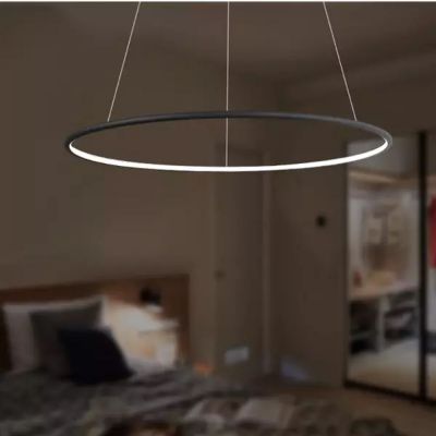 Altavola Design Ledowe Okręgi lampa wisząca 1x23W LED czarny LA073/P_60_in_3k_black_dimm