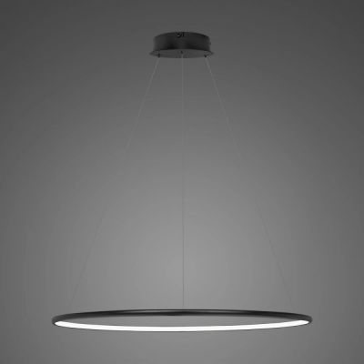 Altavola Design Ledowe Okręgi lampa wisząca 1x30W LED czarny LA073/P_80_in_3k_black_dimm