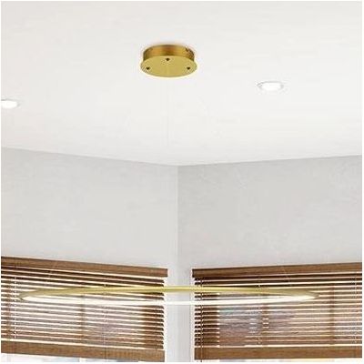 Altavola Design Ledowe Okręgi No.1 lampa wisząca 1x30 W złota LA073/P_80_in_4k_gold