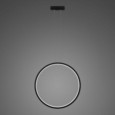 Altavola Design Ledowe Okręgi lampa wisząca 1x30W czarna LA073/X_80_in_4k_black