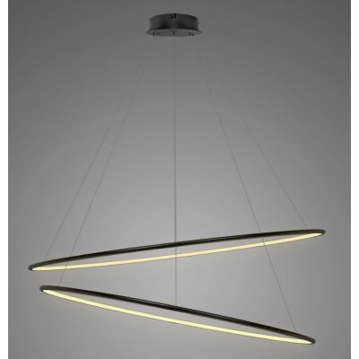 Altavola Design Ledowe Okręgi lampa wisząca 83W LED czarny LA074/P_120_in_3k_black