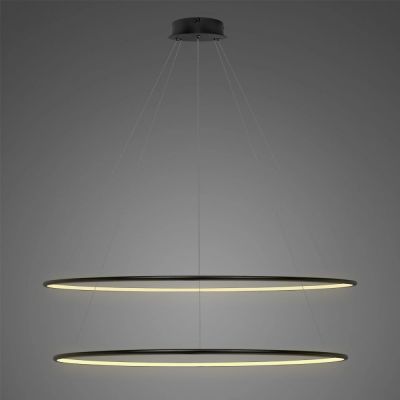 Altavola Design Ledowe Okręgi lampa wisząca 83W LED czarny LA074/P_120_in_3k_black