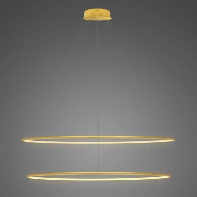 Altavola Design Ledowe Okręgi lampa wisząca 83 W złota LA074/P_120_in_3k_gold